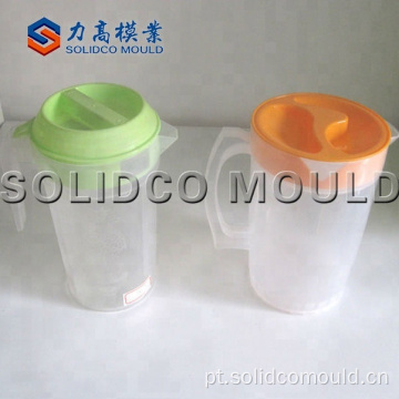 Molde de jarro de injeção plástica personalizada, molde de copo de plástico